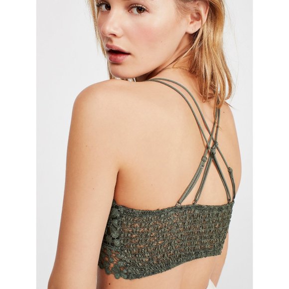 NWT Free People Miss Dazie Bralette / Serene Olive - Picture 2 of 5